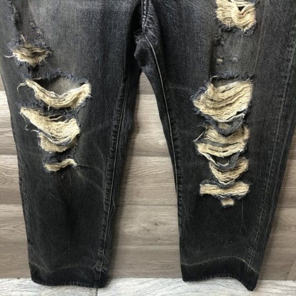 Unravel Project Sz 27 Distressed Baggy Jeans - Picture 3 of 9